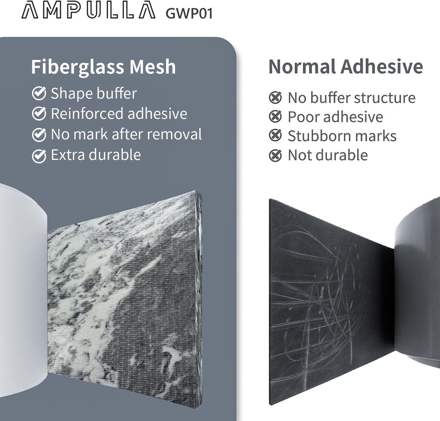 GWP01 Garage Wall Protector Car Door Protectors Bundle (Black & Marble Grain & Wood Grain 6-Pack)