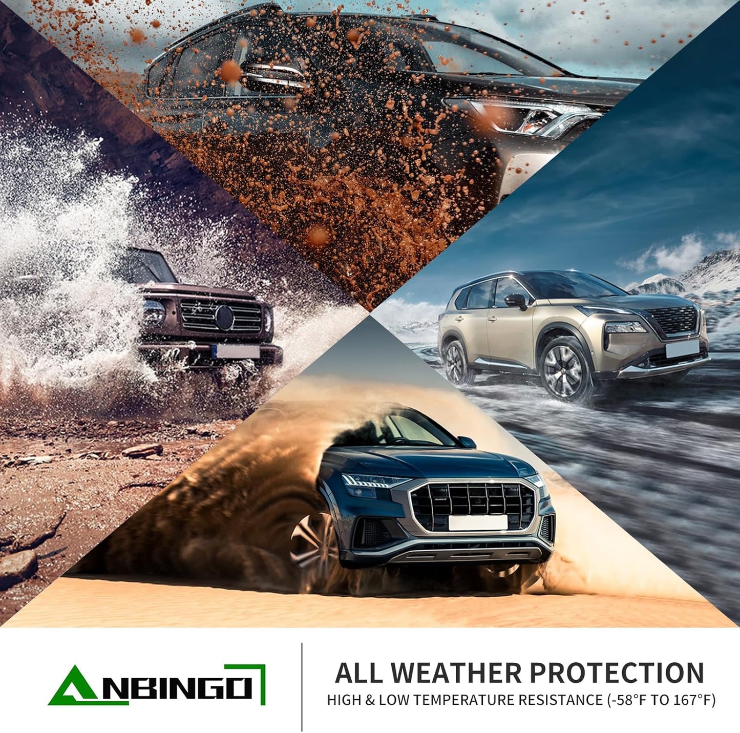 ANBINGO-Floor Mats & Cargo Liner Fit for Mazda CX5 2022-2024 2025 TPE All Weather Protection Anti-Slip Automotive CX-5 Floor Mats Trunk Mat Set CX-5 Accessories, Black