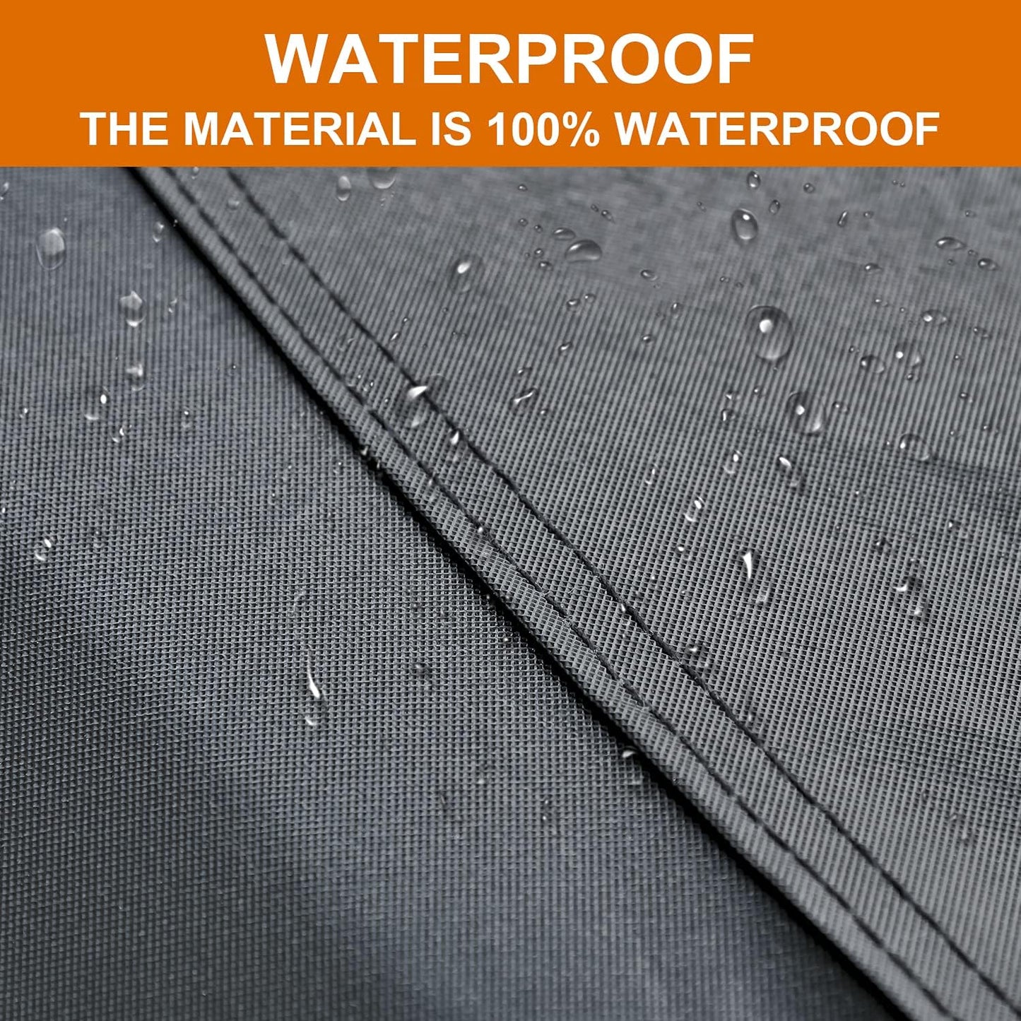 Kayme 7 Layers Car Cover Waterproof All Weather, Universal Fit for Pontiac Firebird, Trans AM, Dodge Challenger, Ford Thunderbird Outdoor Full Cover Rain Sun Protection (194-208 inch).