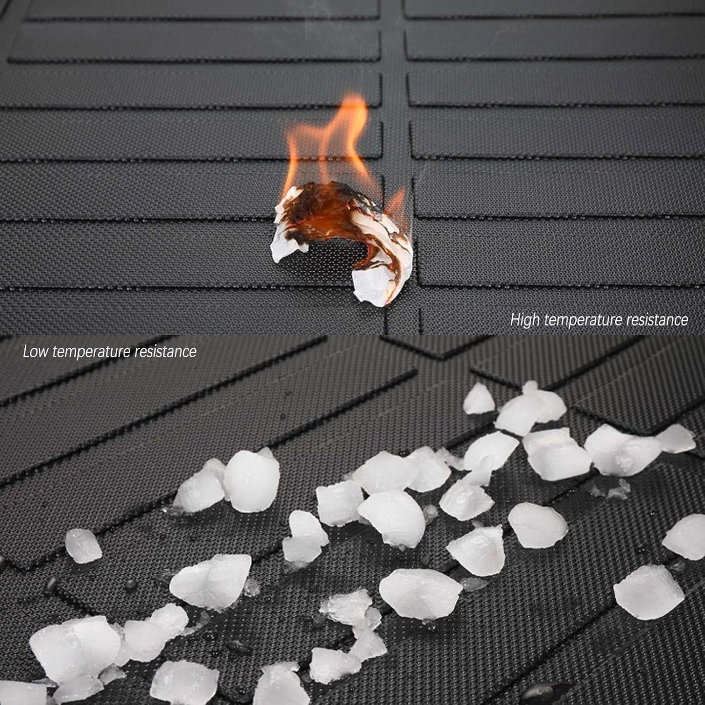 KELCSEECS Cargo Liner Custom for 2022 2023 2024 Hyundai Ioniq 5 & Ioniq 5 N 2025 Fit Cargo Mat Floor Mat Trunk Mat Hyundai Ioniq 5 All Weather Trunk Liner Black Accessories