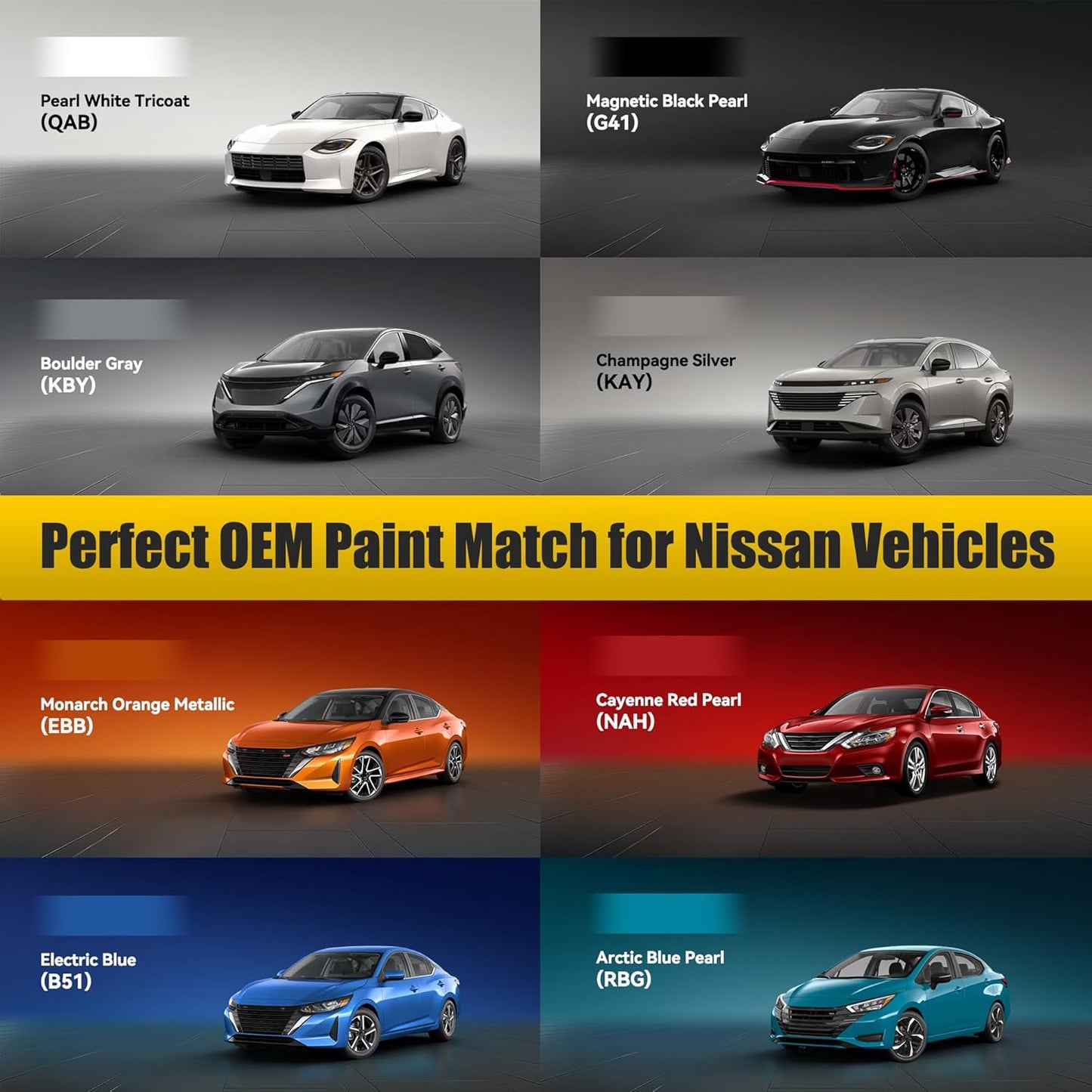 Arctic Blue Pearl(RBG) Touch Up Paint Compatible with Nissan, Exact Match Car Paint Pen Automotive Scratch Repair Remover Kit Quick & Easy Solution for Vehile Chips and Nicks