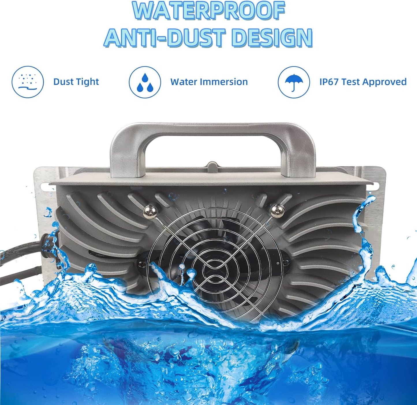 48V 15AMP Club Car Waterproof Battery Charger for 48 Volt Golf Carts