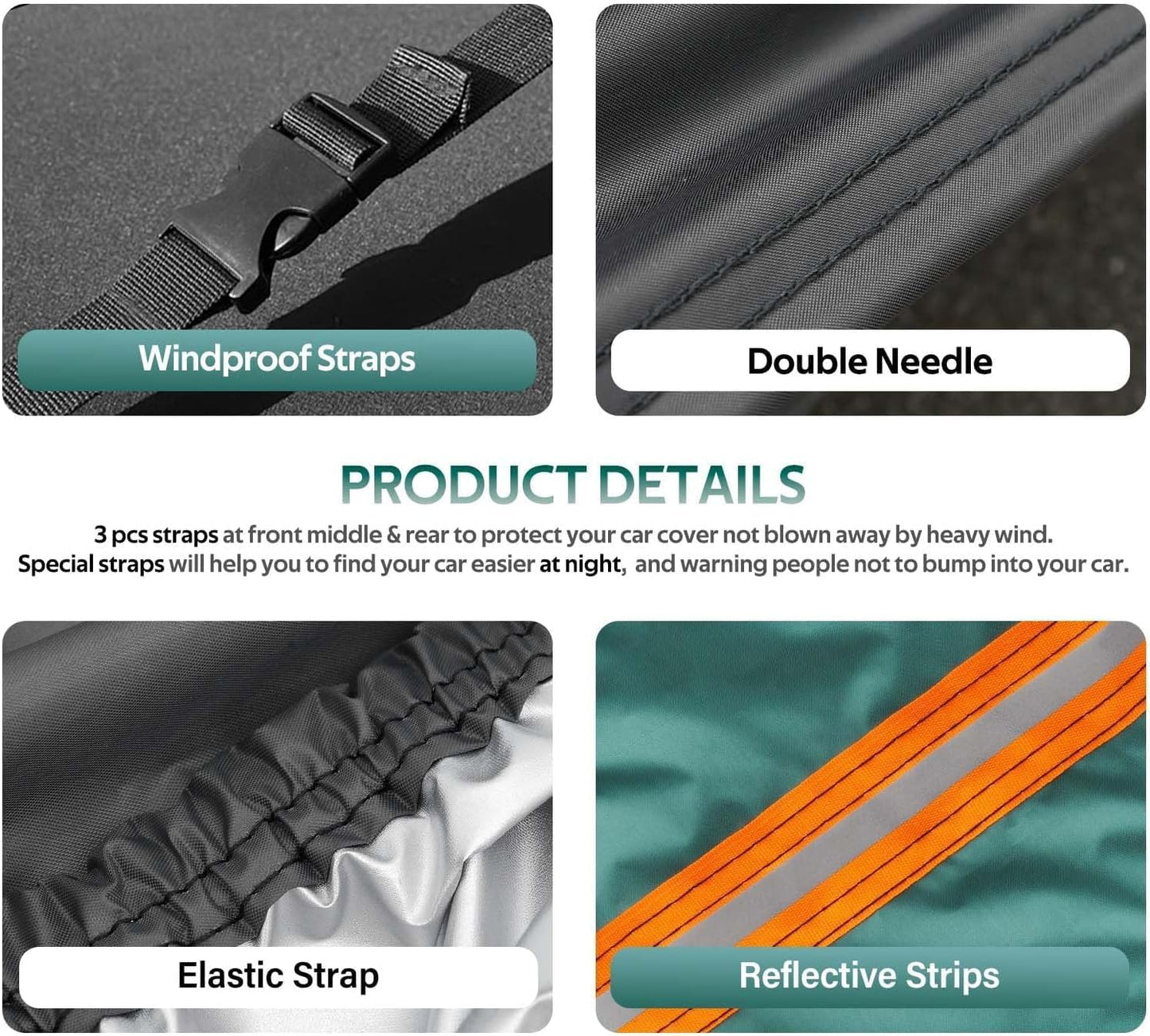 SUV Car Cover Custom Fit for Subaru Crosstrek(2012-2025), Waterproof All Weather for Automobiles, Outdoor Full Cover with Windproof Clip Straps.