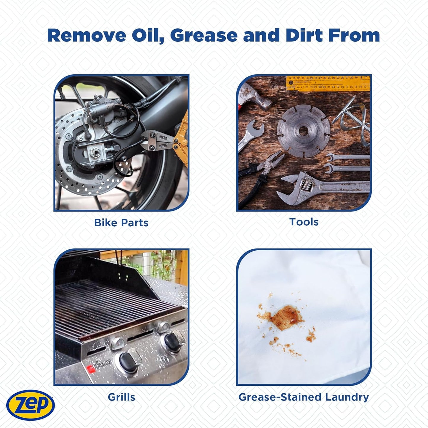 Zep Fast 505 Cleaner and Degreaser - 32 oz (Case of 4) - ZU50532 - Great for Grills, Plastics, Metal, and More