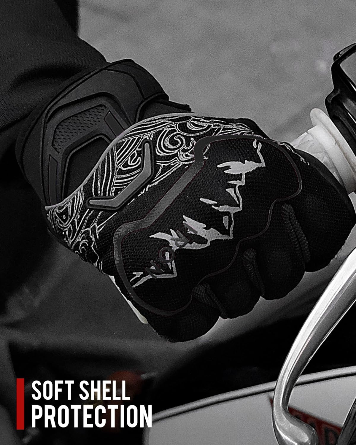 BORLENI Motorcycle Gloves Motorbike Glove for Men Women Full Finger Knuckle Protection Touch Screen Cycling ATV Hiking Riding