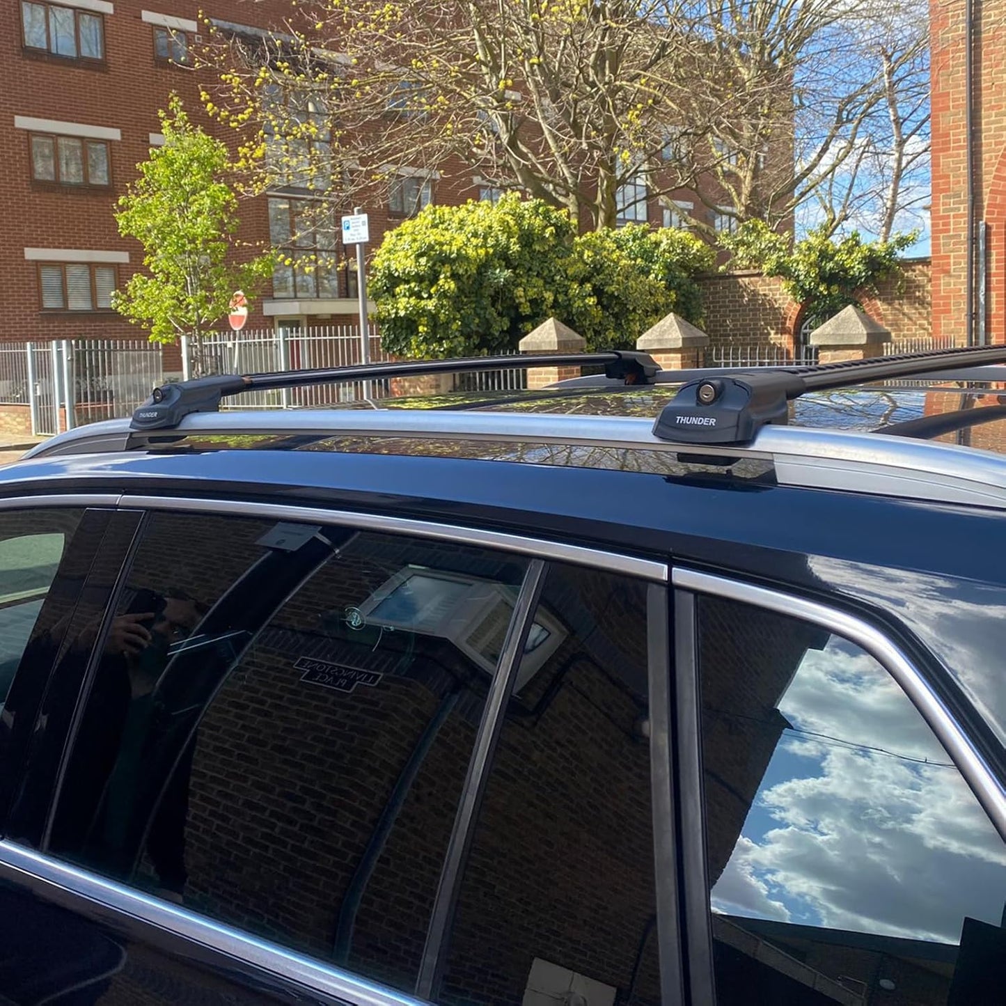 for Subaru Ascent 2019 2026 Roof Rack Cross Bars | Lockable Aluminum Luggage Carrier | Anti-Theft Design with Key | Fits Wiht Raised Side Rails | Premium Edition Limited Touring (Black)