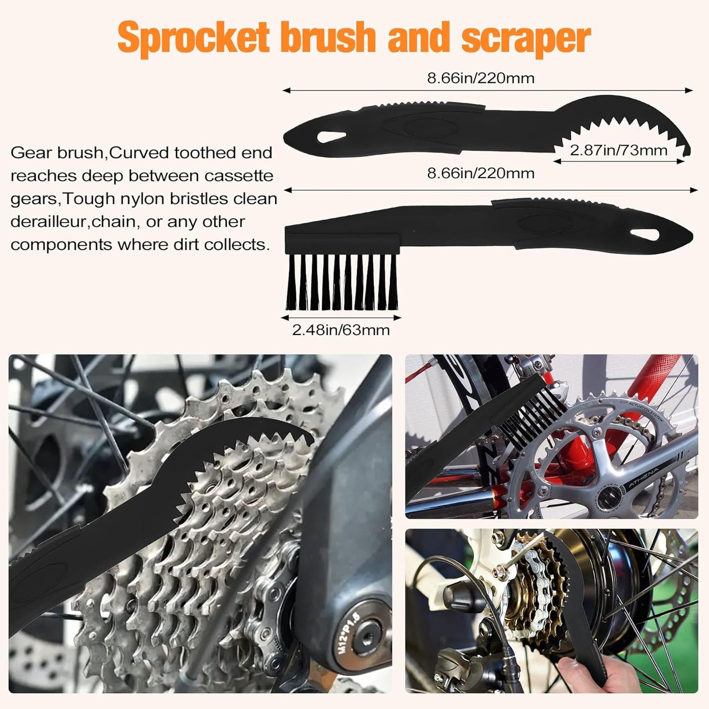 Bike Cleaning Kit including chain cleaner,chain brush,maintenance tool,chain lube,chain degreaser