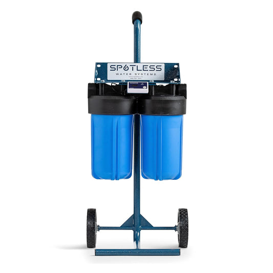 Spotless Water Systems - DIC-10, Simple Window, Solar Panel, RV & Car Wash System, Works for All Vehicles, Motorcycles, Bikes, Boats, Planes, Yachts, Towel Drying Eliminated