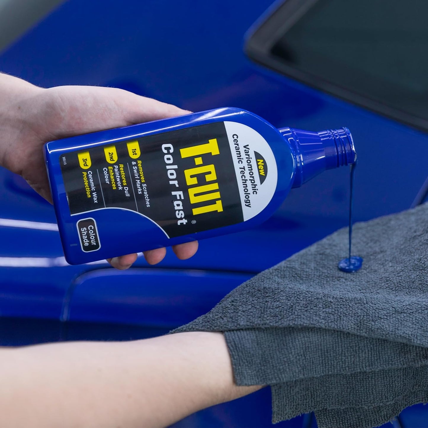 T-Cut Dark Blue Scratch Remover Color Fast Paintwork Restorer Car Polish - 17 Fl Oz 13 Colours Available