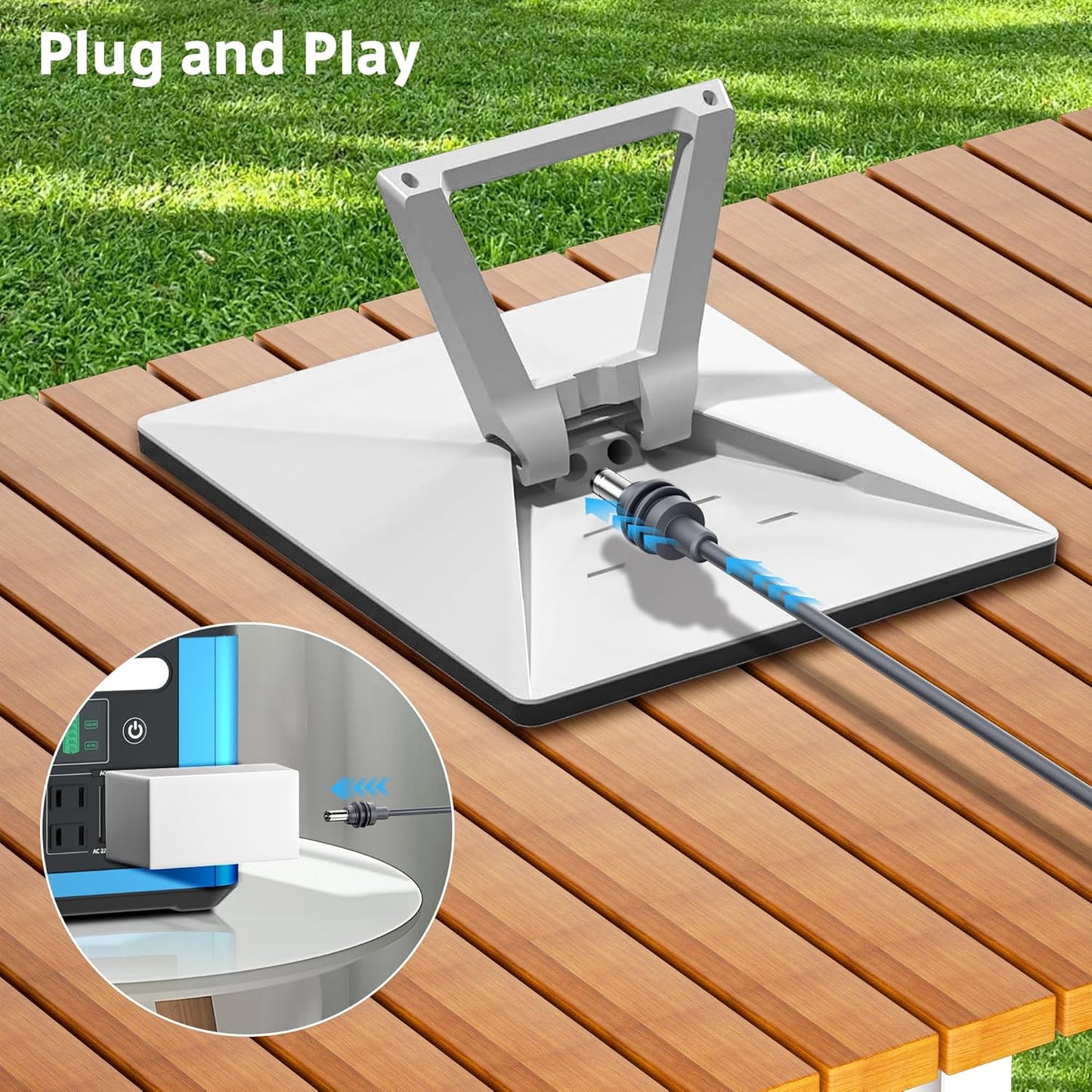 Starlink Mini Power Cable 10FT/3M DC Power Cable DC to DC Replacement 18AWG for Starlink Accessories Charging Cord Waterproof Outdoor