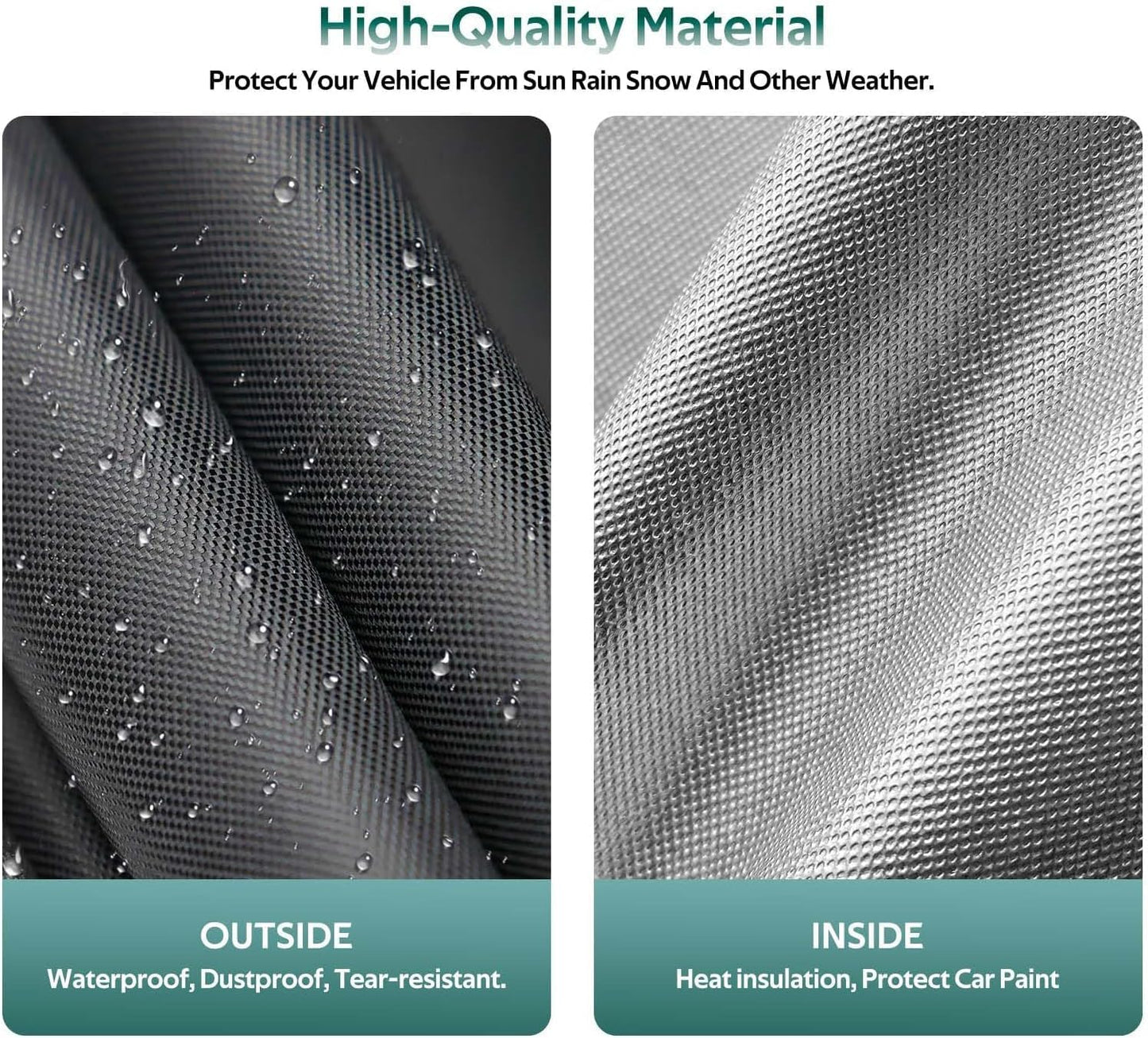 Coupe Car Cover Custom Fit for Chevrolet Corvette C4 C5 C6 C7 C8 Coupe(1963-2025), Waterproof All Weather for Automobiles, Outdoor Full Cover with Windproof Clip Straps.