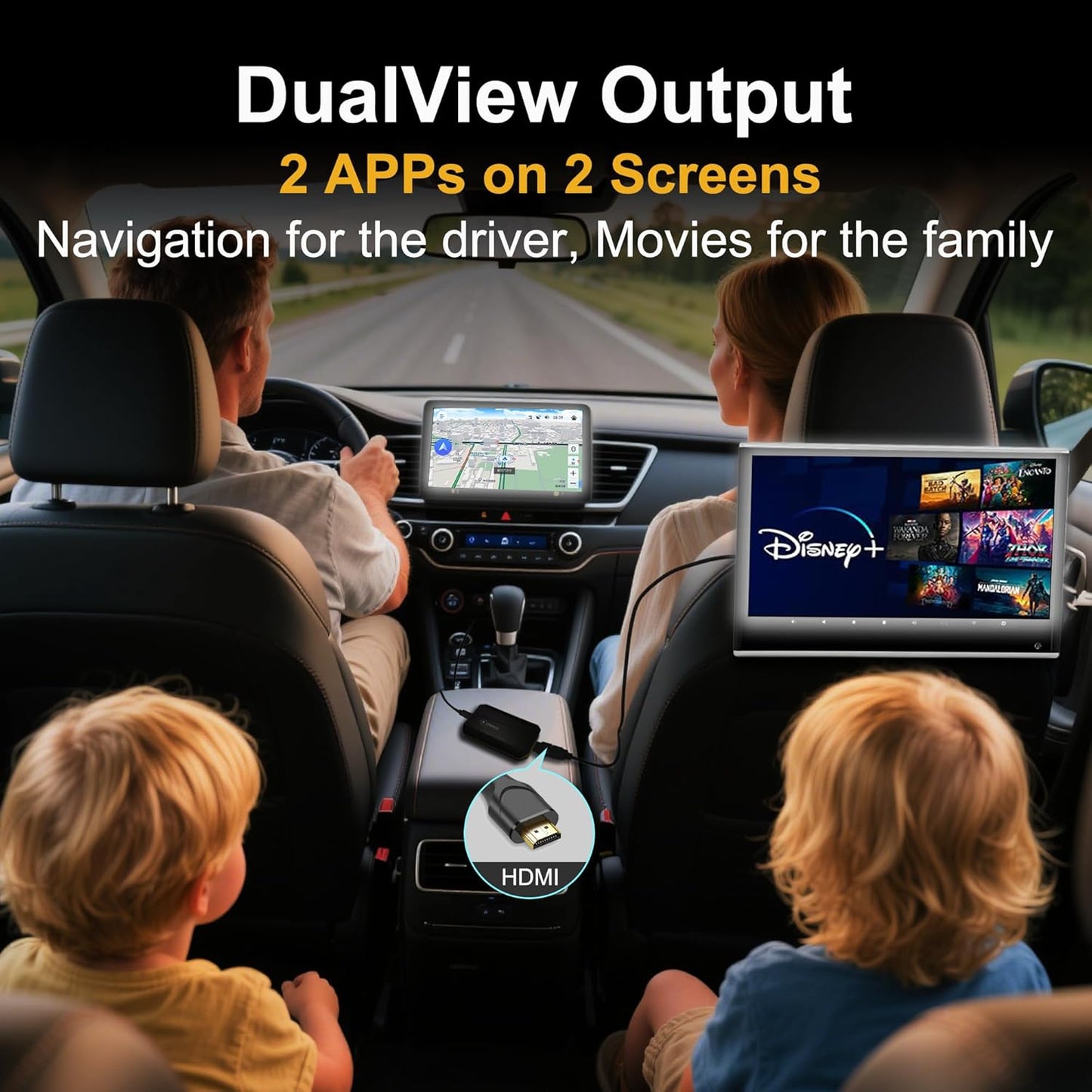 Magic Box 3.0 Pro – Snapdragon 6125 Octa-Core, HDMI & Dual Display | Supports 4G SIM Card | Stream Netflix, Disney+, YouTube, Prime Video | Wireless CarPlay & Android Auto | for Wired CarPlay Cars