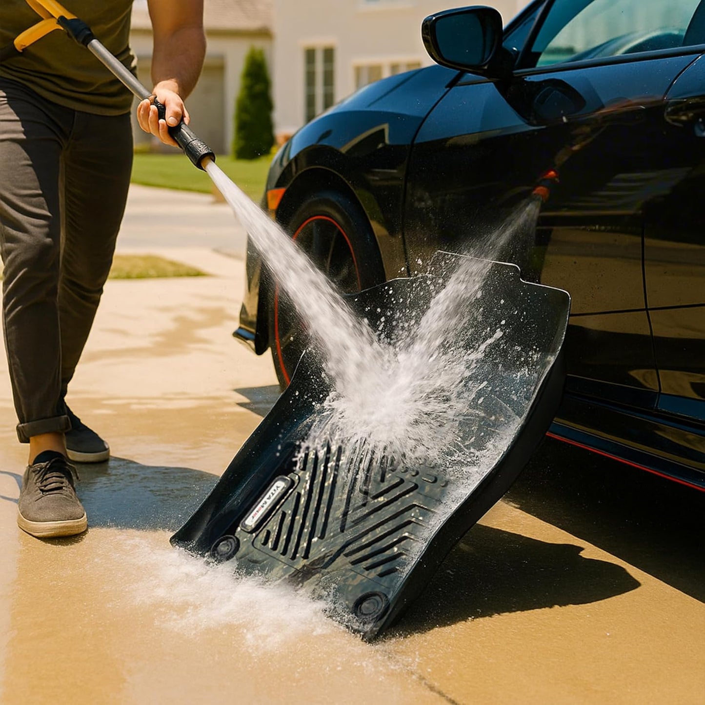 YITAMOTOR Floor Mats Compatible with 2015-2023 Jeep Cherokee (Not for Grand Cherokee), Custom Fit Floor Liners, 1st & 2nd Row All-Weather Protection, Black