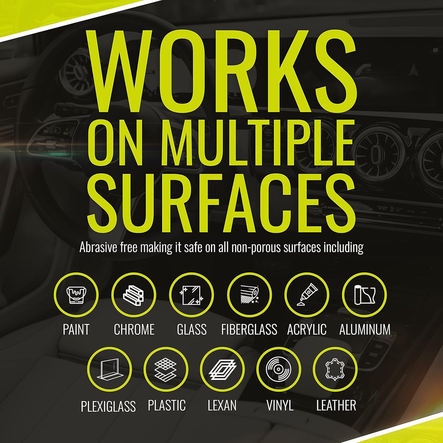 BugSlide Bug Remover – All Purpose Car Cleaner & Detailer Spray, For Vehicle Interior & Exterior Use, Shines, Degreases, Polishes, Wipes Away Bugs on Plastic, Metal,Glass, Windows, Mirrors, 32 oz