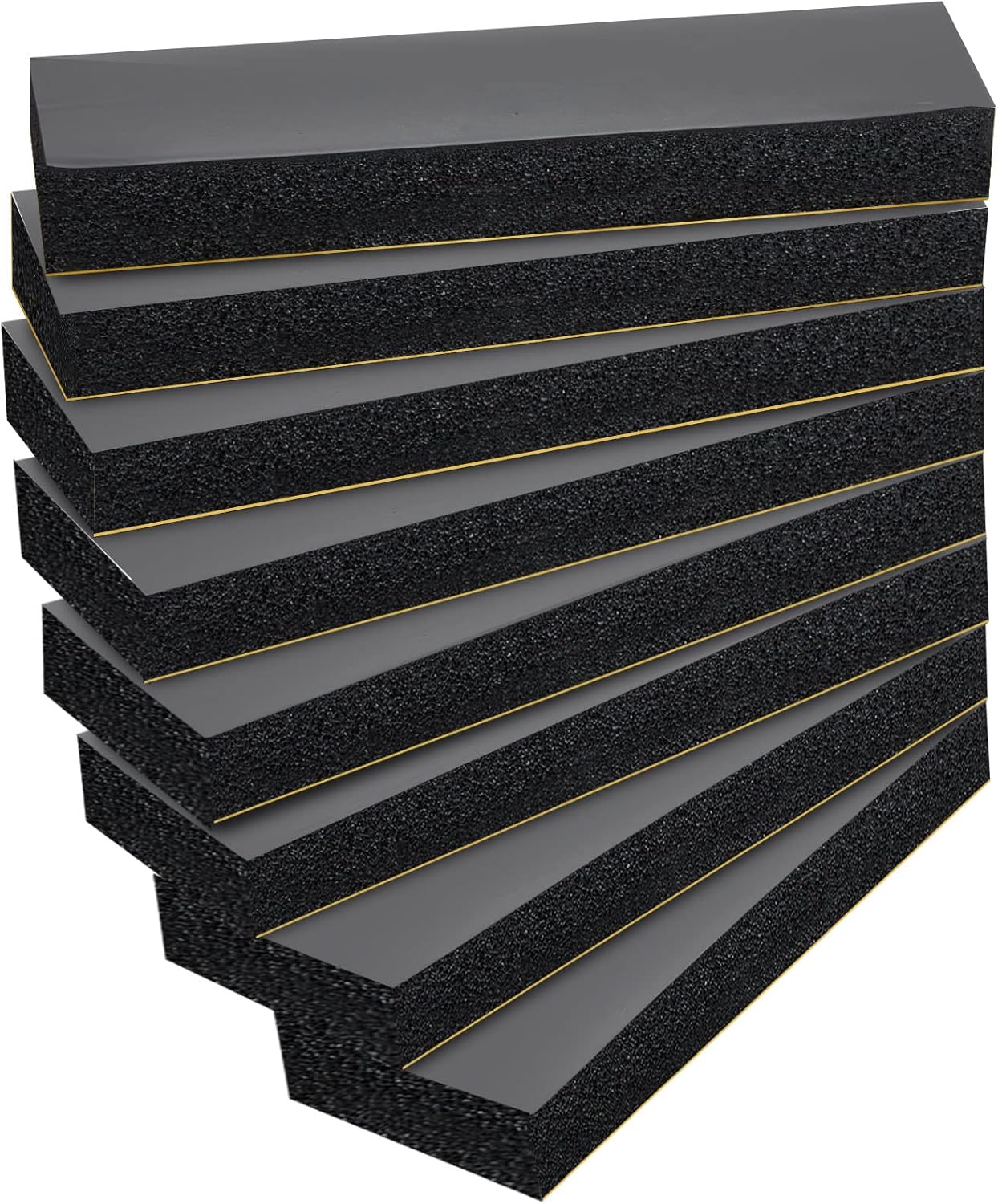 Newwiee 8 Pack Garage Wall Protector, Garage Bumpers for Parking Car Anti Collision Wall Guard Self Adhesive EVA Foam Pole Padding for Warehouse Parking, 11.81 x 3.94 x 1.18 Inch