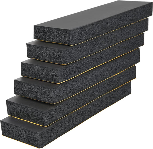 Garage Wall Protector Bumper Guards - 6 Pack Universal 1-3/16" Thick Car Door Edge Guard Self-Adhesive Comprehensive Protection EVA Foam Scratch Prevention Padding for Warehouse Parking Narrow Garage