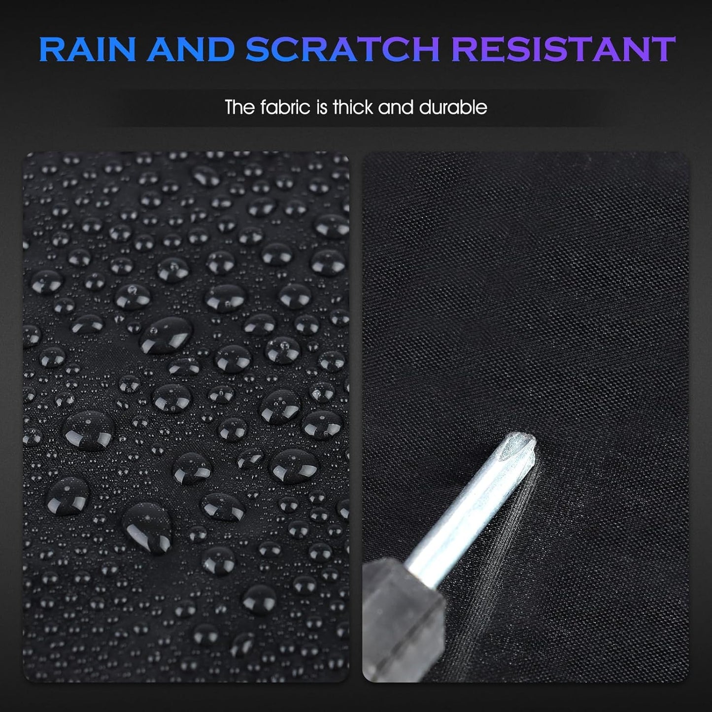 Car Cover Custom Fit for Toyota Tundra 2007-2024,6 Layers Truck Cover Waterproof All Weather for Automobiles,Outdoor Full Exterior Cover Black,Up to 233.6 inch, 5.5 Bed Length