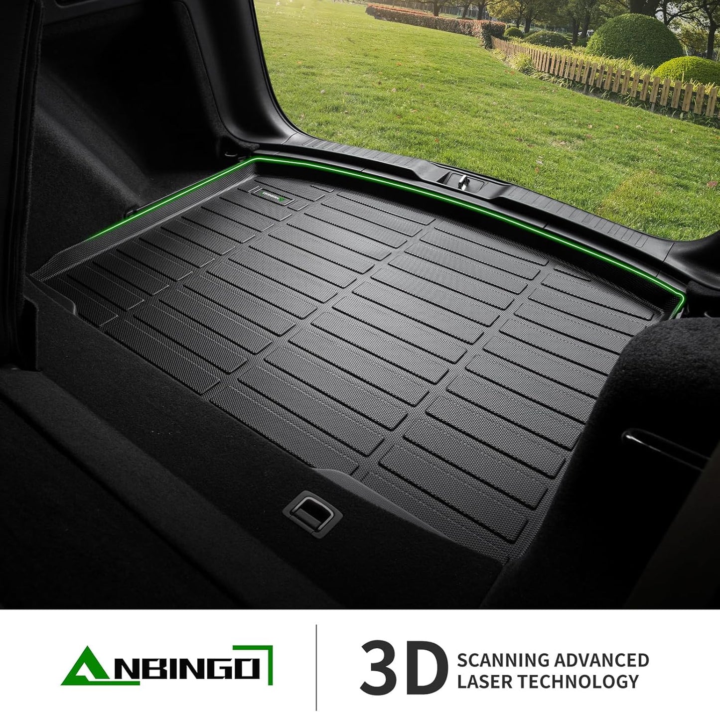 ANBINGO® All Weather Car Floor Mats & Cargo Liner for Honda HRV 2023 2024 2025 2026 | HR-V Hybrid 2023 2024 2025 2026, Fit for LX | Sport | EX-L, Custom Fit Full Set Accessories - Black