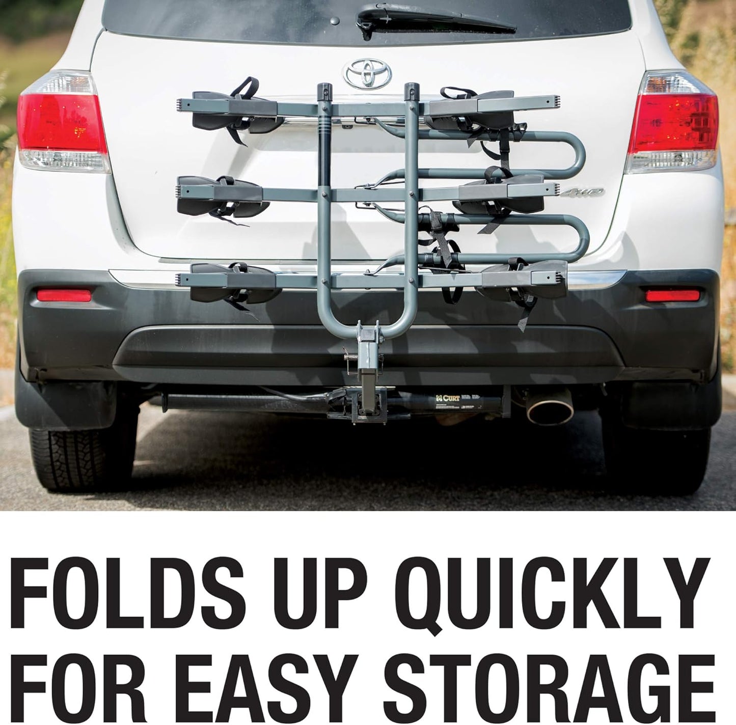 BELL Right Up 350 3-Bicycle Platform Hitch Rack