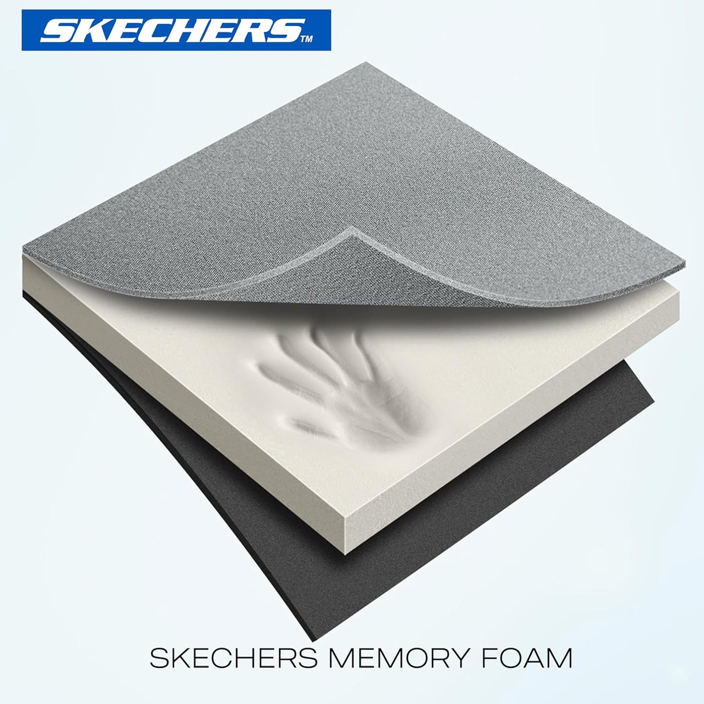 Skechers Steering Wheel Cover,14.5-15 Inch Universal Memory Foam Car Steering Wheel Covers Breathable Anti-Slip Steering Wheels Accessories for Men Women (Black & Grey)