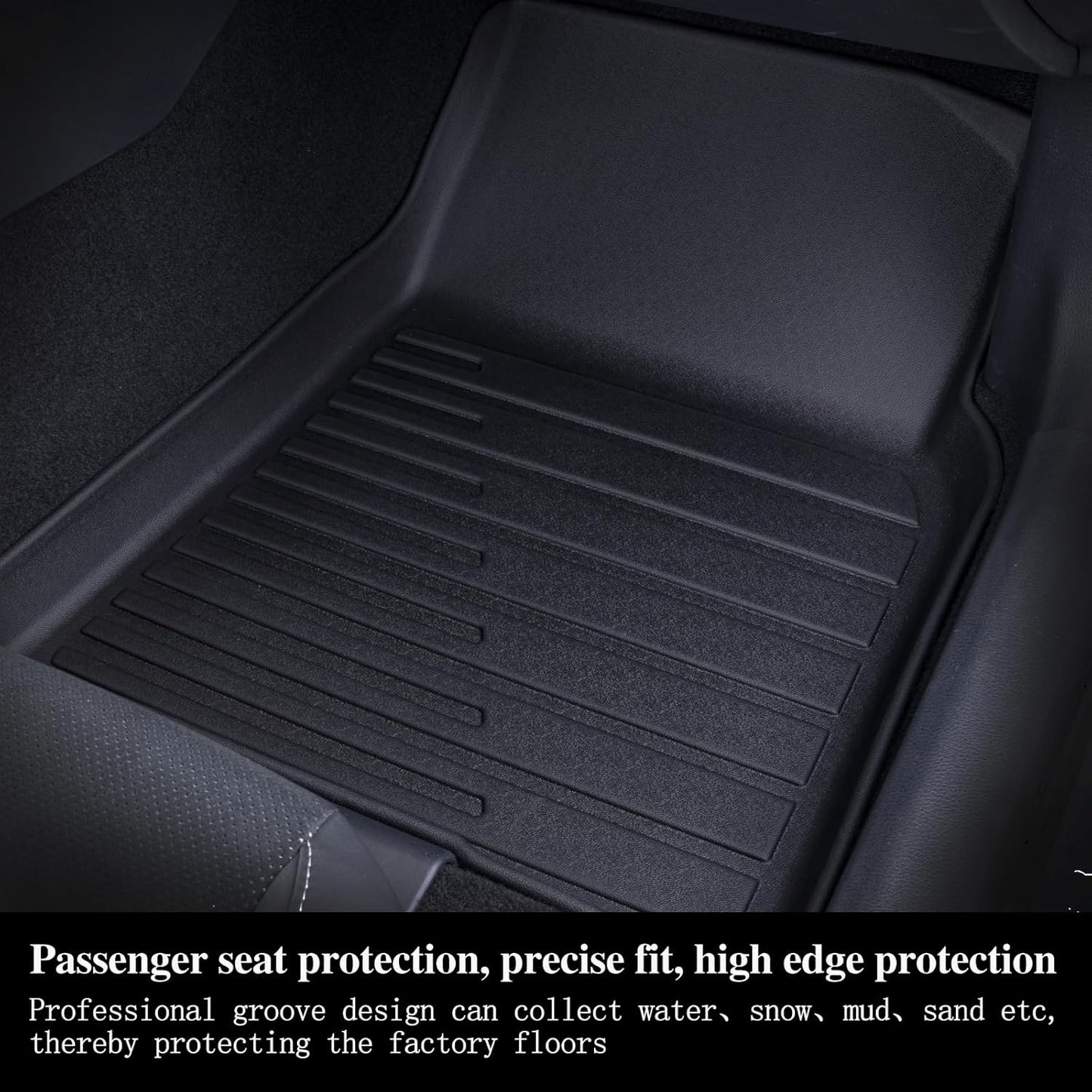 Floor Mat for Nissan Armada Infiniti QX80 2025 (Only for 8 Seats) TPE All Weather Protection Car Floor Liners Accessories