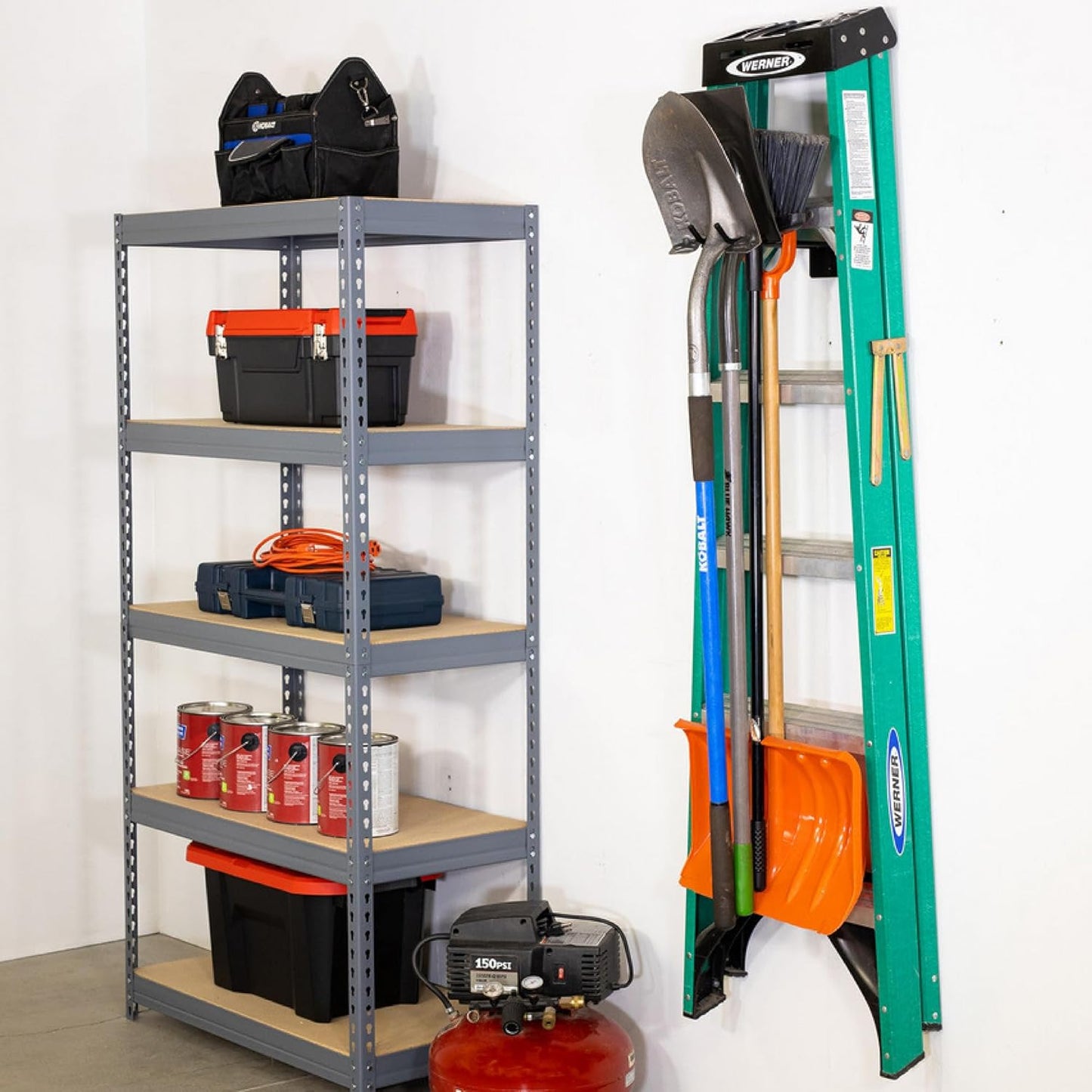 StoreYourBoard Tool Max Single Storage Rack, Wall Mount Home and Garage Hook, Steel Gear Organizer and Hanger