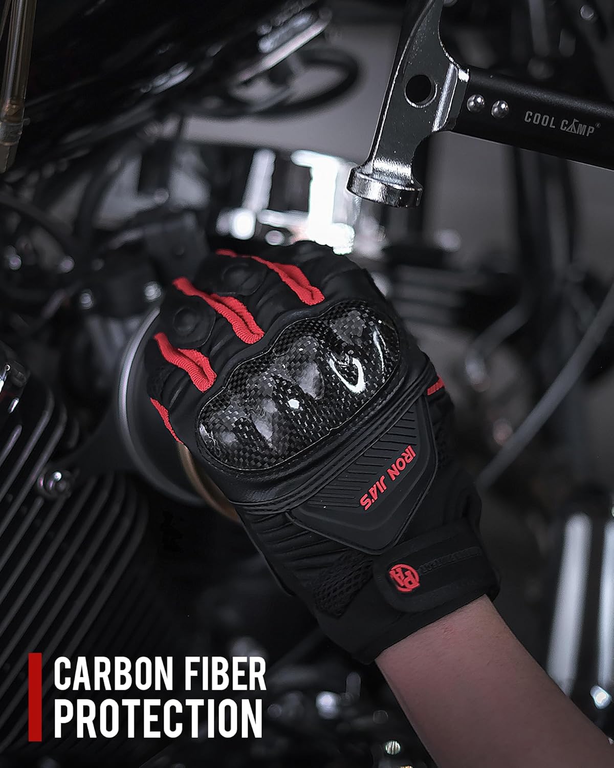 Motorcycle Gloves Touch Screen for Men Women Padding Hard Knuckle Cycling Motorbike ATV Hiking Riding Climbing Glove