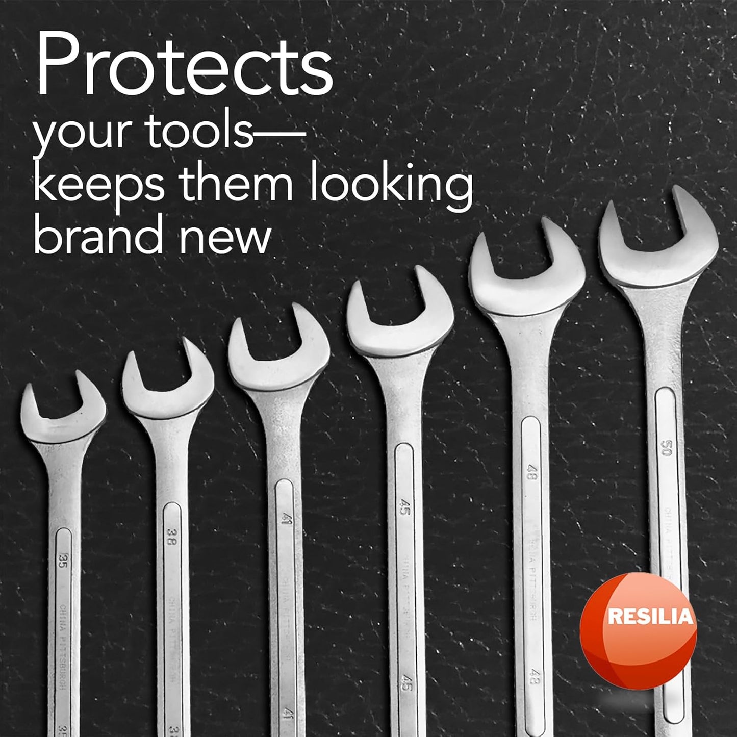 RESILIA Work Bench Mat - 23.5" X 71.5", Scratch-Resistant PVC Mats - Protect Your Workbench, Table, or Tool Station from Painting, Woodworking, Crafting, Building, & More, Black, Made in The USA