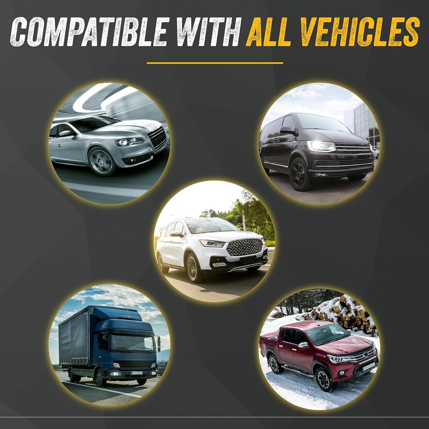 Goodyear Heavy Duty Jumper Cables for Car Battery – 4 Gauge 20 ft Booster Cables with Carrying Case for Cars, Trucks, SUVs, Emergency Roadside Kit