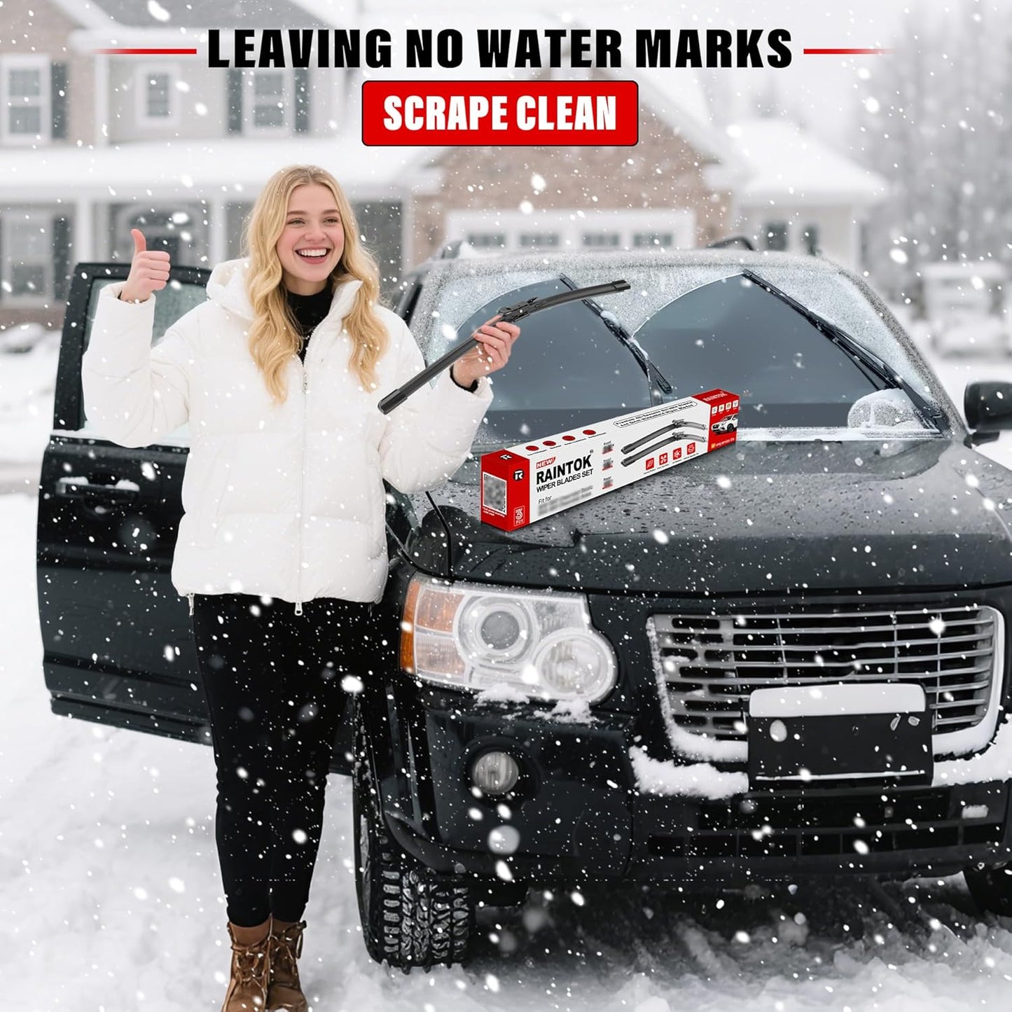 Windshield Wiper Blades Replacement for 2014-2023 Nissan Rogue / 2013-2020 Nissan Pathfinder Original Factory Quality Front Rear Wipers Blade Set for My Car - 26" 17" 12" (Pack of 3)