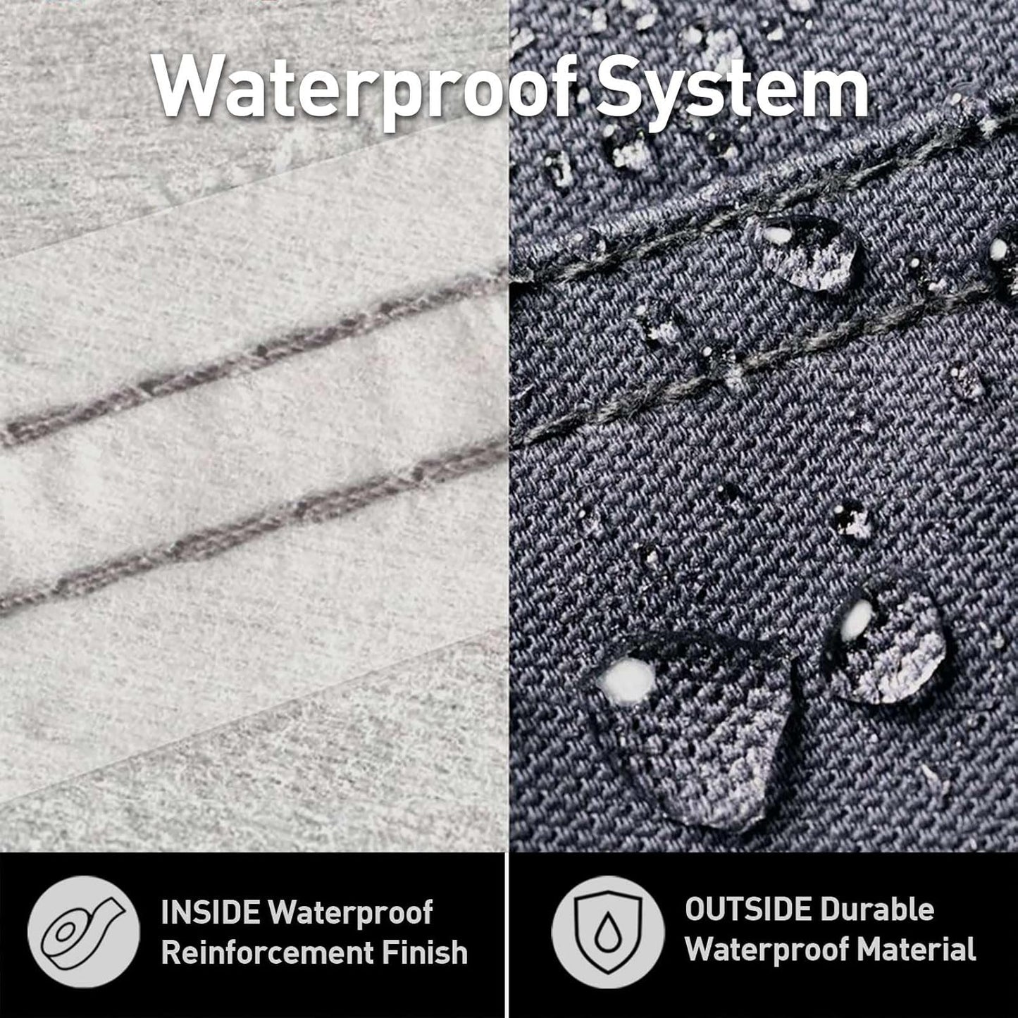 USCarCover Supreme All Weather Protection, Breathable Car Cover for Jeep CJ3 1959-1964 SUV Upgraded Fabric Pollution, Dust, Sun, Snow, Rain