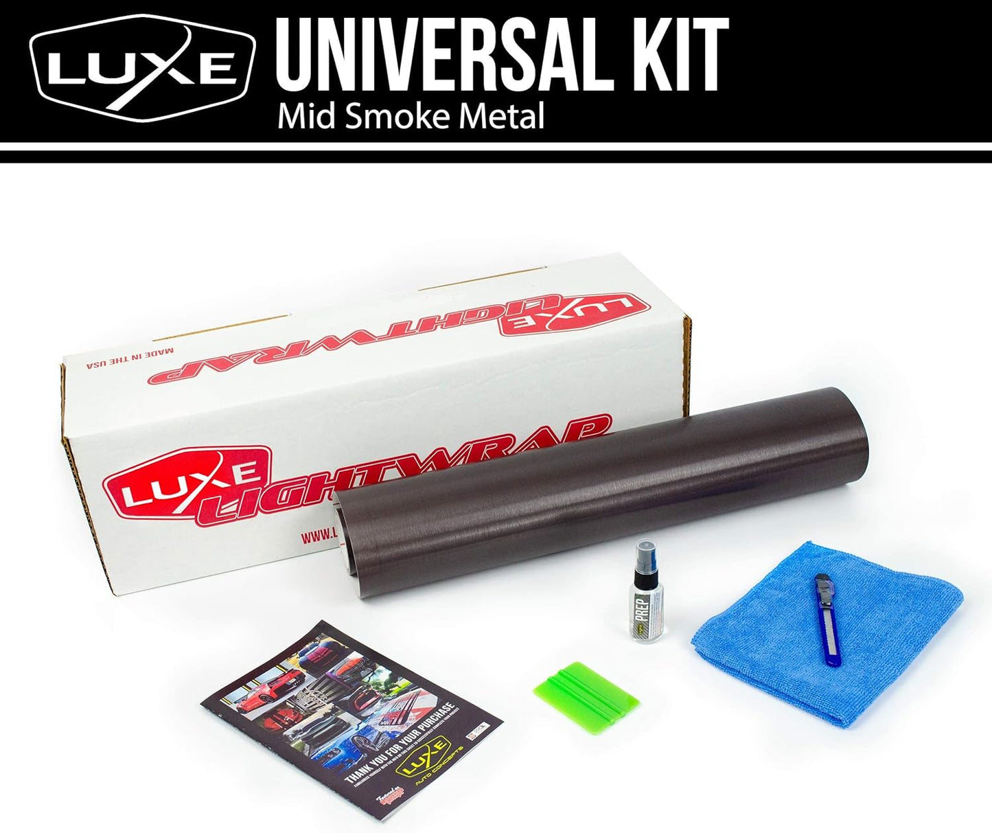 Luxe LightWrap Mid Metal Universal Headlight Tail Light Tint Kit (20” x 1 Yard)