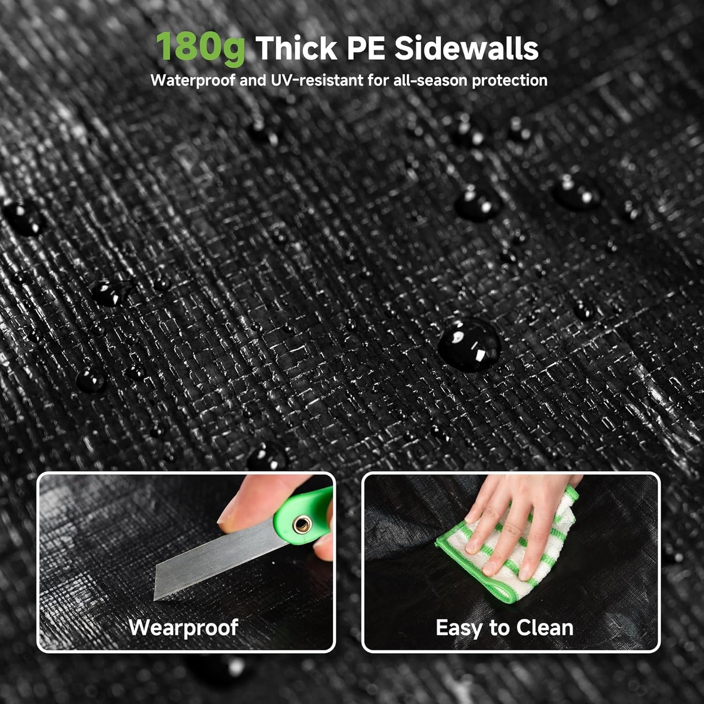 Real Relax 12x20ft Metal Carport, Heavy Duty Metal Carport Canopy Galvanized Steel Roof with Removable PE Sidewalls, Outdoor Car Shelter for Car, Boats and Truck, Cream White