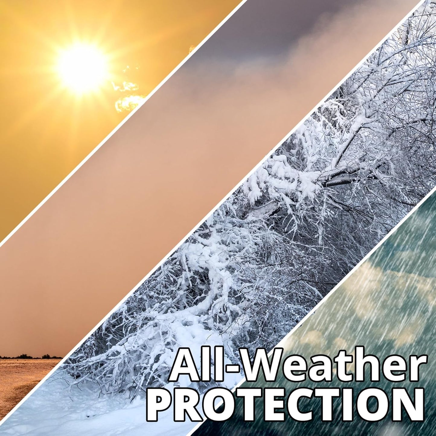 Car Covers Weatherproof Max Truck Cover & Warranty Compatible with Ford 1993-2004 F-150 Regular Cab, 6.5 with Camper Shell– Outdoor Cover, Prevents Theft with Cable Lock