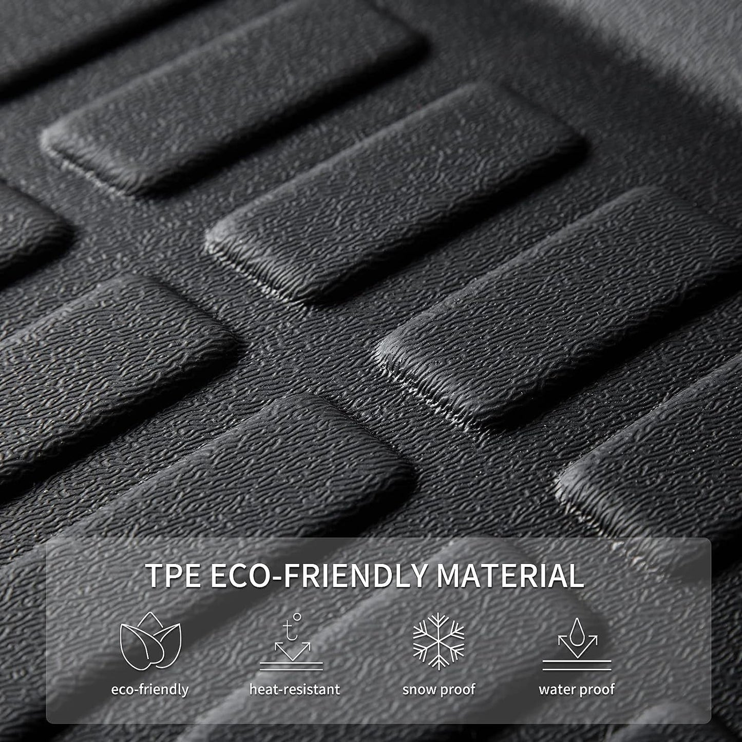 KELCSEECS® Floor Mats & Cargo Liner Custom for Mazda CX-5 2025 2024 2023 All Weather Protection Anti-Slip TPE Floor Liners Full Set Mazda CX5 Accessories Black