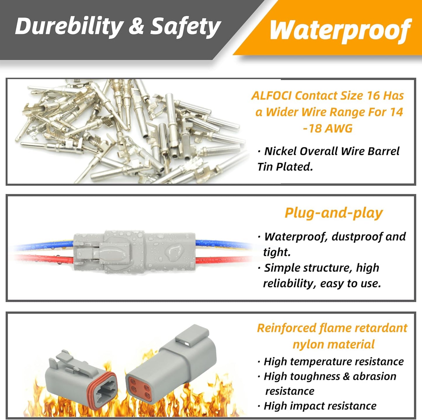 DT Kit for Car Motorcycle Boat (4PIN 4SET)