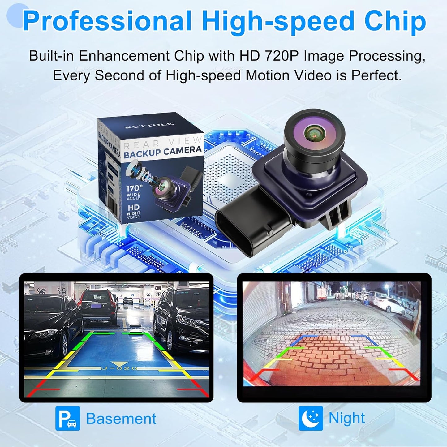 Backup Camera Compatible with Ford Fusion 2013 2014 2015 2016 Parking Assist Rear View Camera ES7T-19G490-AA ES7Z-19G490-A DS7Z-19G490-A DS7T-19G490-DD E1GT-19G490-BB