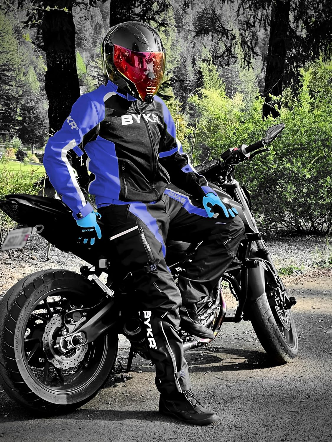 BYKR All-Weather Motorcycle Gloves for Men & Women – Protection for Dirt Bike, BMX, MX, and ATV Riding