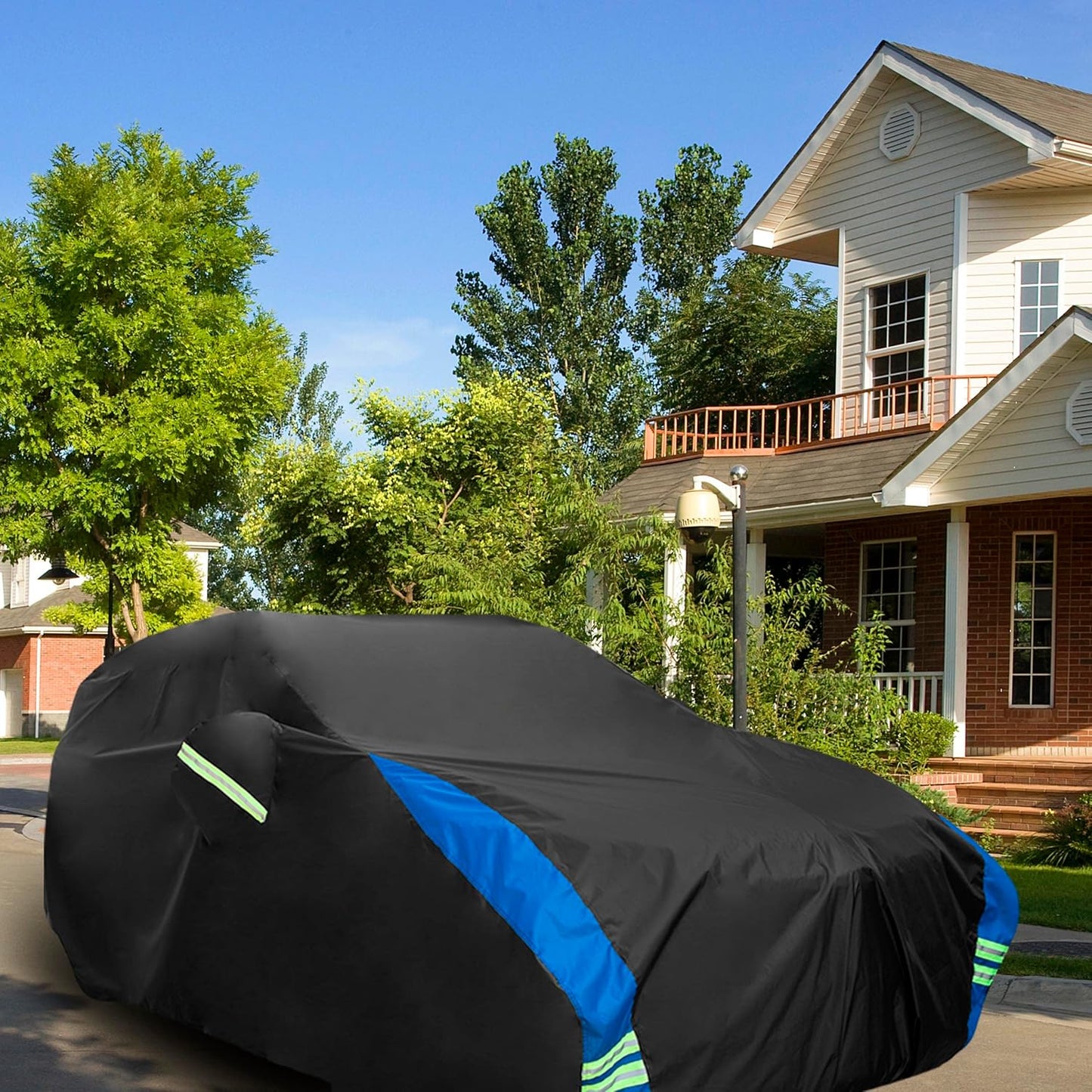 Avecrew Car Cover Custom Fit for Honda CRV, Waterproof All Weather Full Exterior Cover Rain Snow UV Protection Cover with Side Door Zipper Design