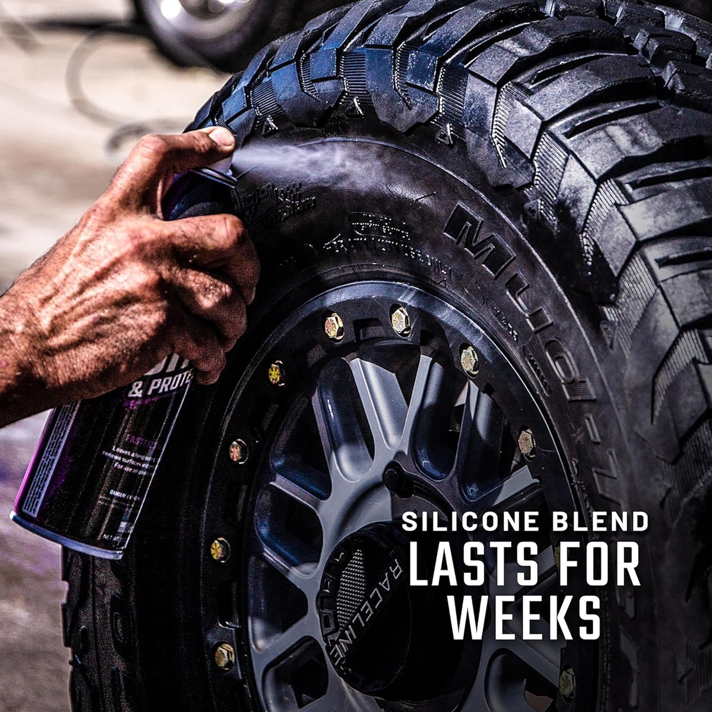 Slick Products Multi-Surface Shine & Protectant Spray – High Gloss Silicone-Based Aerosol for Interior & Exterior Plastic Vinyl Rubber – UV Protection, No Drip Formula, Smells Great, 17.35 fl oz