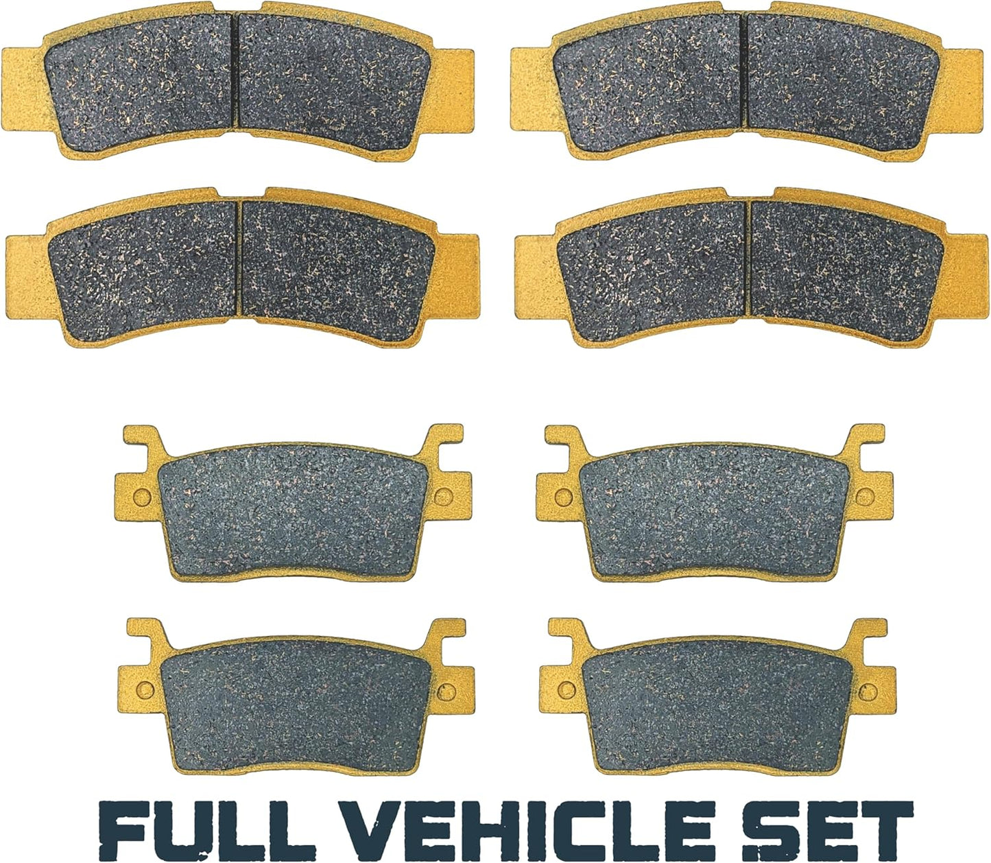 Kawasaki KRX/KRX4 1000 2020-2025 Ceramic Brake Pad Set Front & Rear (OE Size)