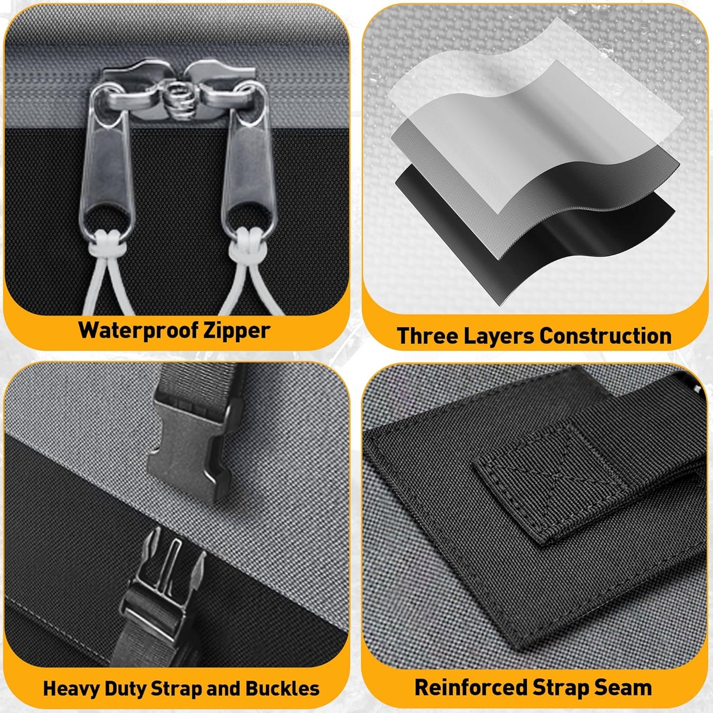 Wildroad Roof Rack Cargo Basket, Upgraded 4” Fence Wide Car Roof Basket Combo, 84"x 50"x 4" Universal Roof Cargo Carrier Basket with Cargo Bag, Cargo Net and Ratchet Straps Fits for SUV Truck Cars