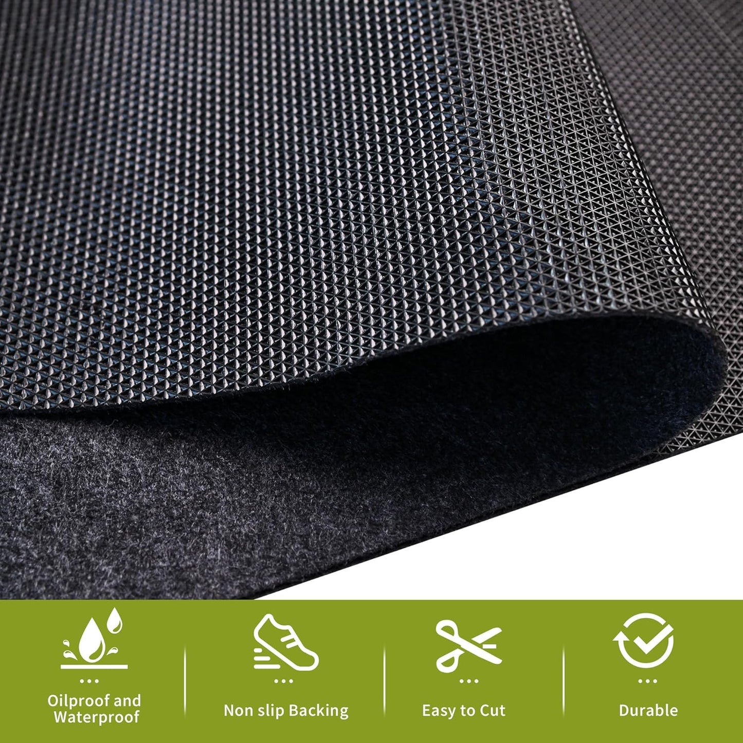 Oil Spill Mat - 96" x 72" Absorbent Oil Garage Floor Mat for Under Car - Protect Driveway from Drips, Spills, Stains, Reusable & Durable Garage Floor Protection Mat with Waterproof Backing